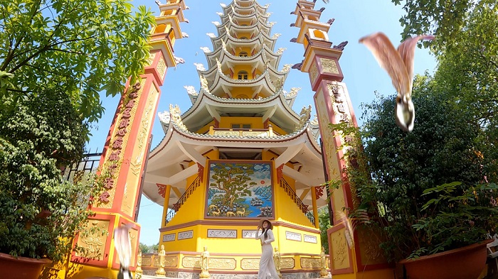 Địa điểm lễ chùa đầu năm ở Bình Dương - chùa Thái Sơn Núi Cậu