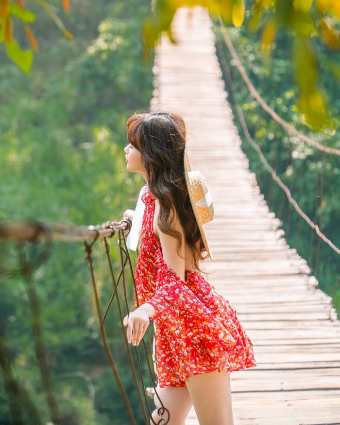 điểm du lịch ở Đà Lạt ít đông đúc Cầu treo La Bá