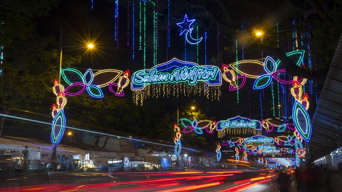 Hari Raya Puasa là lễ hội mùa xuân ở Singapore đặc sắc