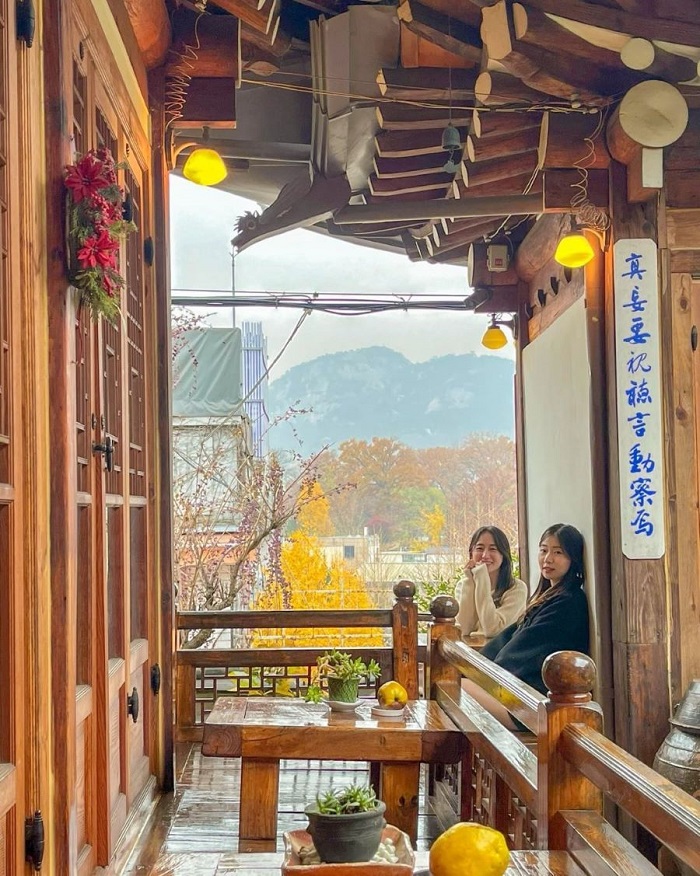 Du lịch Hàn Quốc mùa đông - quán cafe
