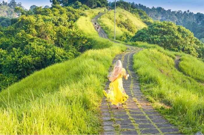 Đường đi bộ trên sườn núi Campuhan là điểm du lịch nổi tiếng tại Ubud