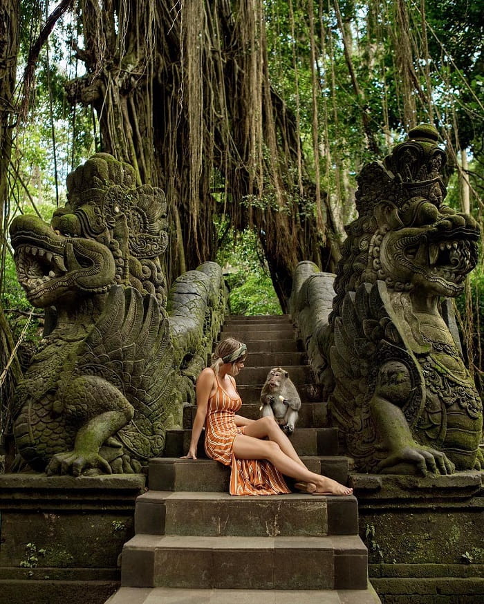 Rừng Khỉ Linh Thiêng là điểm du lịch nổi tiếng tại Ubud