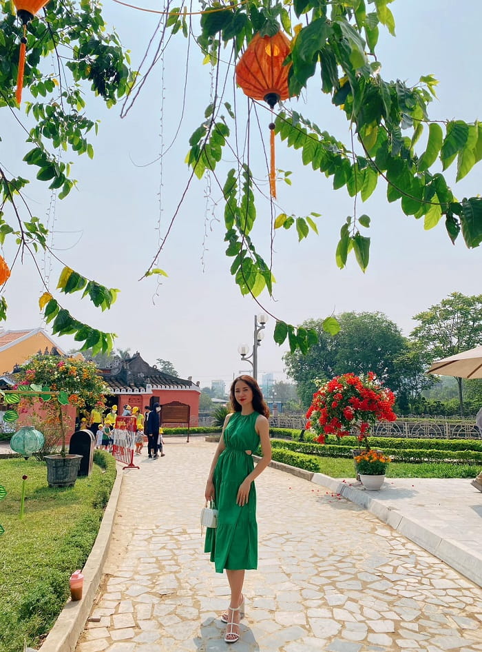 Công viên Hội An là địa điểm chụp ảnh Tết đẹp ở Thanh Hóa 