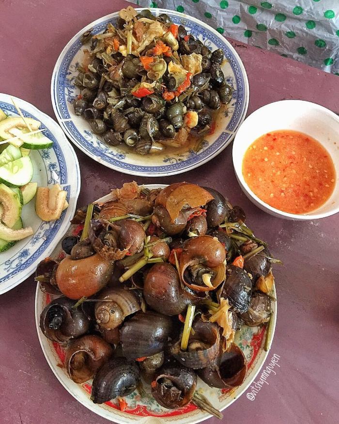 quà chiều xứ Huế ốc Huế