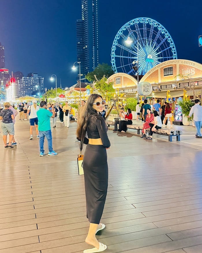 Vòng đu quay ở khu Asiatique The Riverfront Bangkok