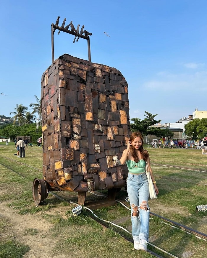 Bảo tàng Đường sắt Takao là điều để xem ở trung tâm nghệ thuật Pier II Đài Loan