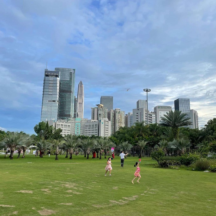 Hoạt động giải trí dành cho gia đình là hoạt động ở công viên Liên Hoa Sơn