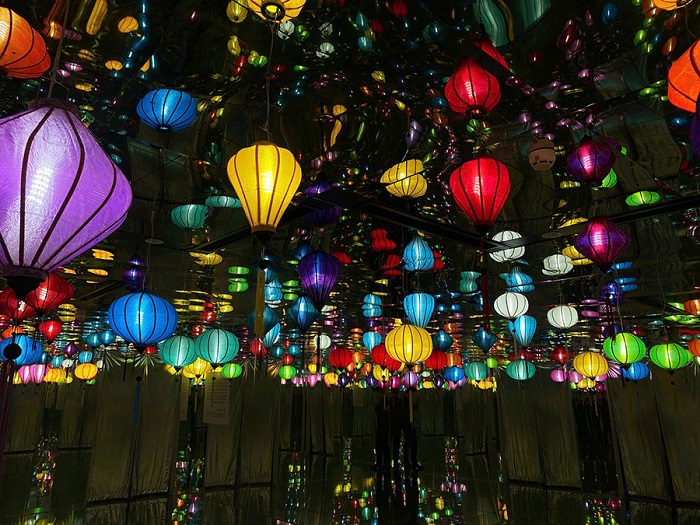 Không gian đèn lồng Hội An tại bảo tàng I-Museum Hà Nội