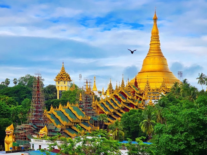 Chùa Shwedagon là ngôi chùa vàng trên thế giới rất nổi tiếng