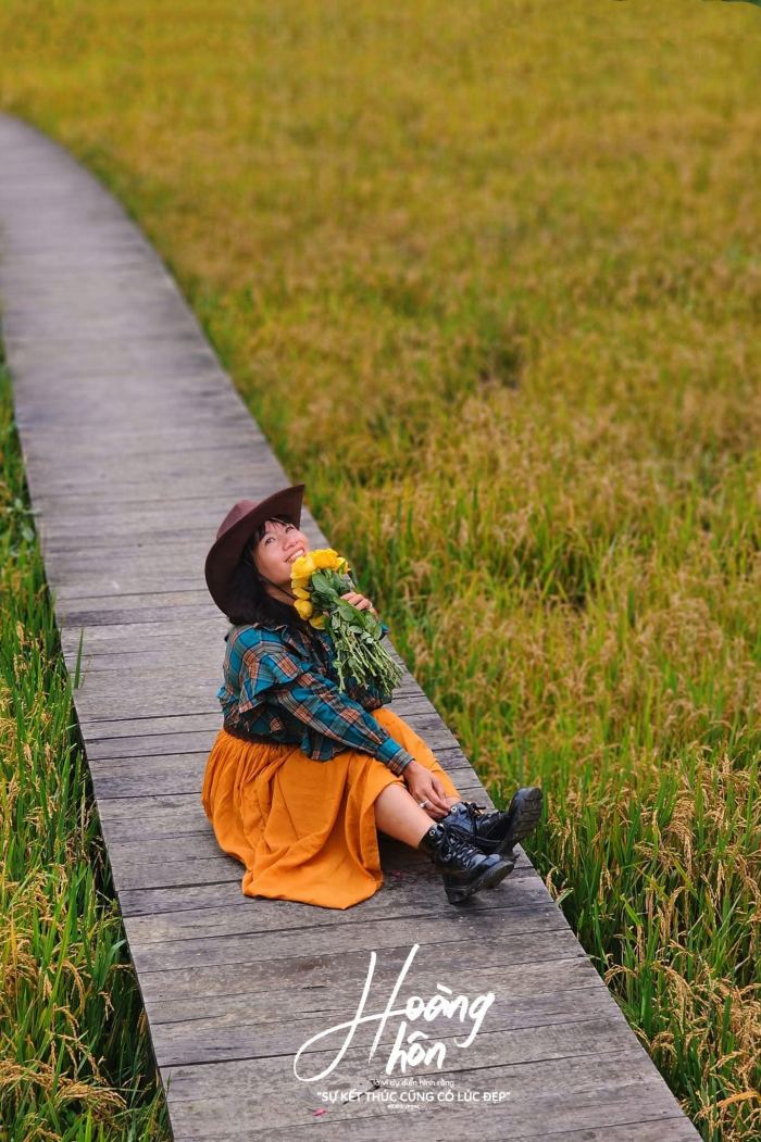 quán cafe view ruộng lúa ở Huế Dốc Hồng Garden