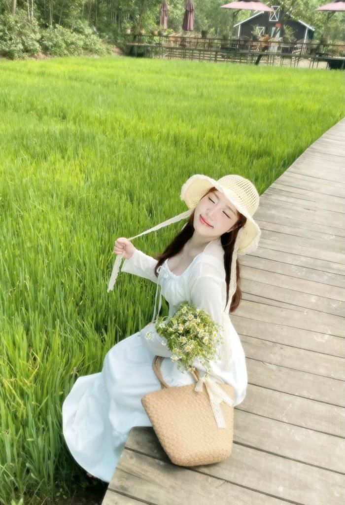 quán cafe view ruộng lúa ở Huế Dốc Hồng Garden