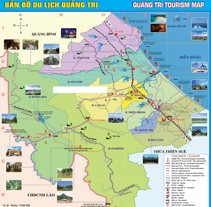 Bản đồ du lịch Quảng Trị 