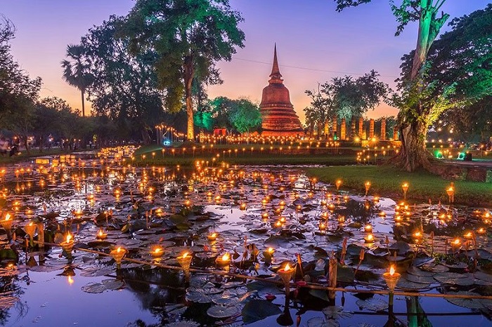 Khám phá chùa Wat Saket Bangkok