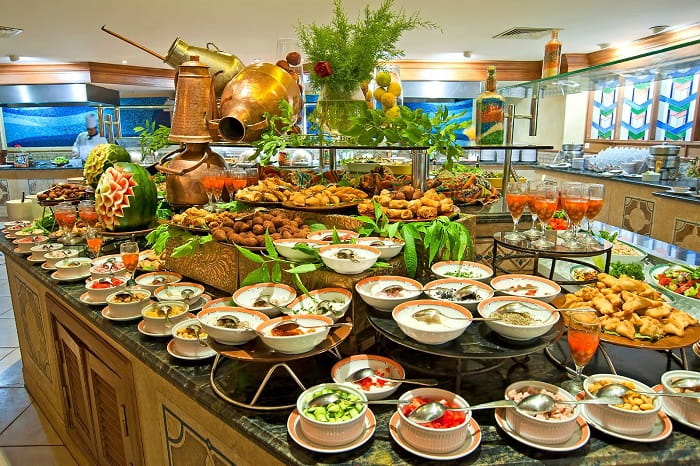 Đến đại lộ Las Vegas nên ăn buffet