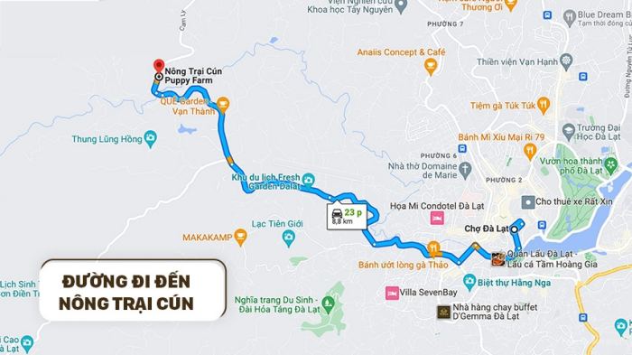 nông trại cún Puppy Farm Đà Lạt