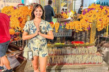 Ghé thăm đền Erawan Bangkok, ngôi đền cầu may nổi tiếng ở Thái Lan