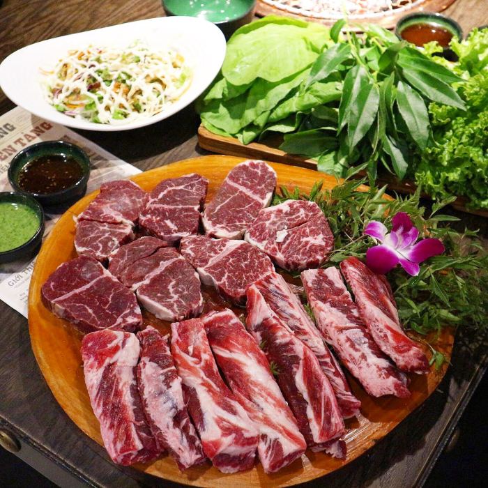 quán lẩu nướng ngon ở Pleiku Tiệm nướng Sốm Rau 