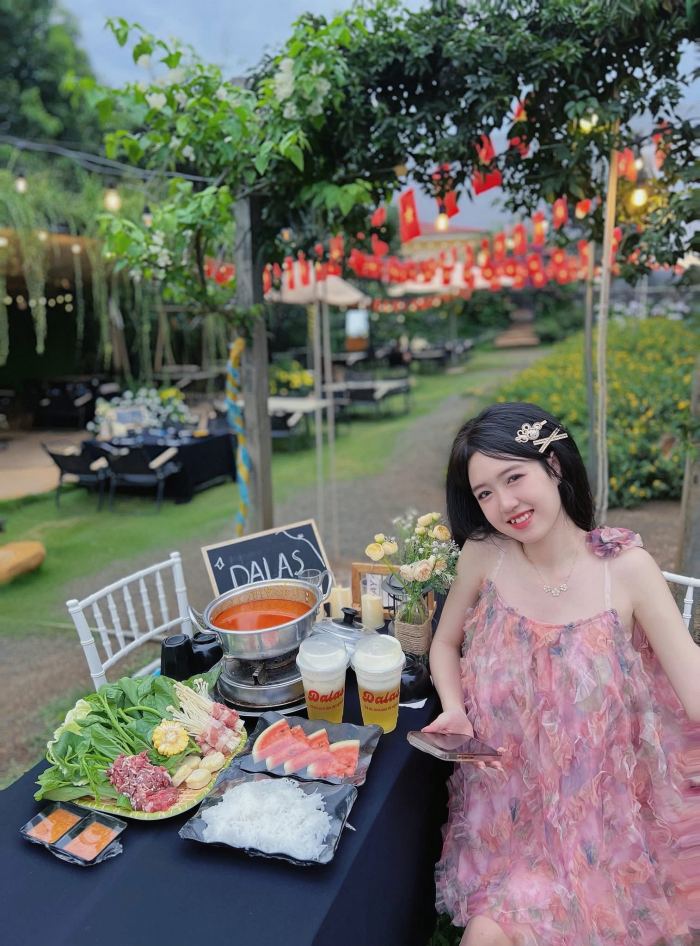 quán lẩu nướng ngon ở Pleiku  Dalas Cafe & Garden