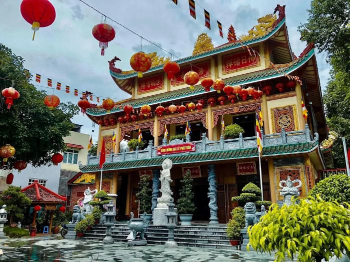 Chùa Phước Lâm gần chùa Huệ Chiếu Kon Tum 