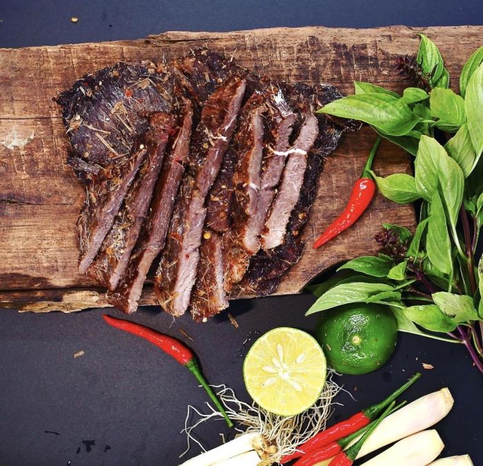 Ẩm thực Krông Pa Gia Lai bò một nắng