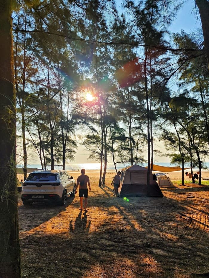 bãi biển Hải Lĩnh Thanh Hoá - cắm trại