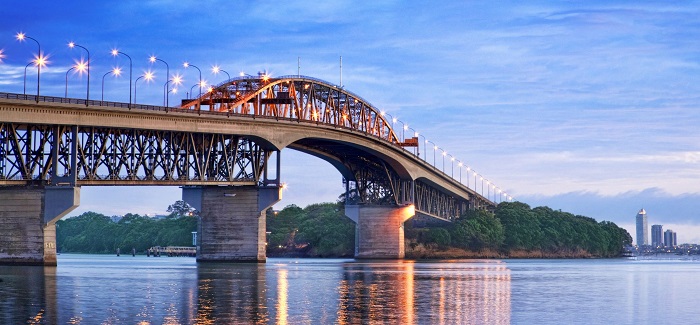 Vẻ đẹp cầu cảng Auckland New Zealand