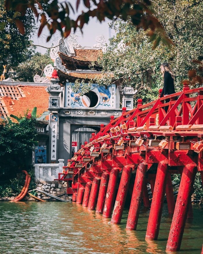 cầu Thê Húc Hà Nội - kết cấu