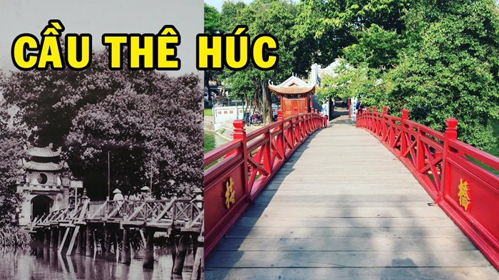 cầu Thê Húc Hà Nội - lịch sử