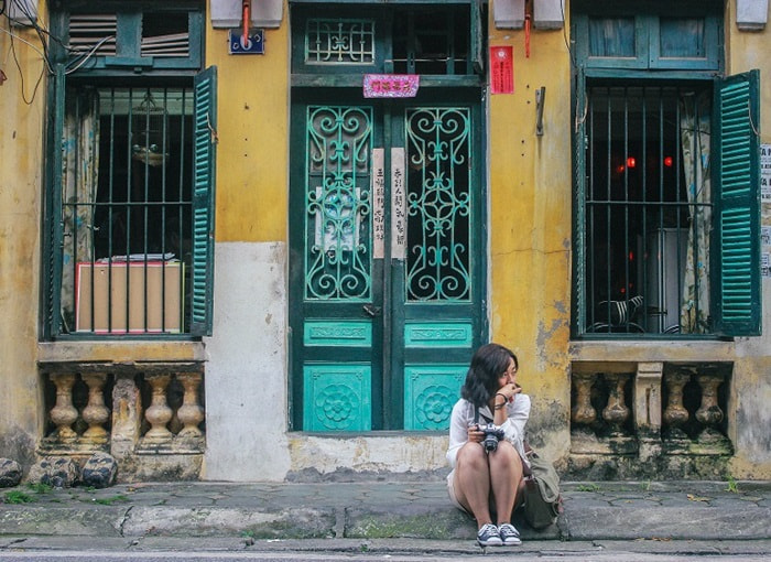 cầu Thê Húc Hà Nội - check in phố cổ