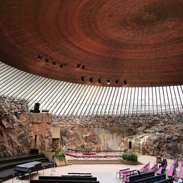 Khám phá nhà thờ đá Temppeliaukio Phần Lan