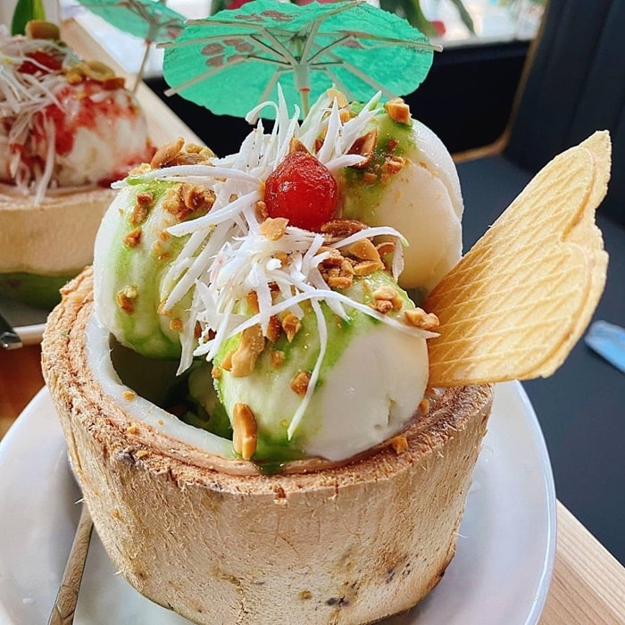 quán kem ngon ở Hải Phòng - CoCoo Kem Dừa Côn Đảo