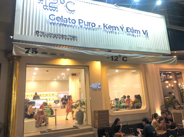quán kem ngon ở Hải Phòng - -12°C Gelato Puro