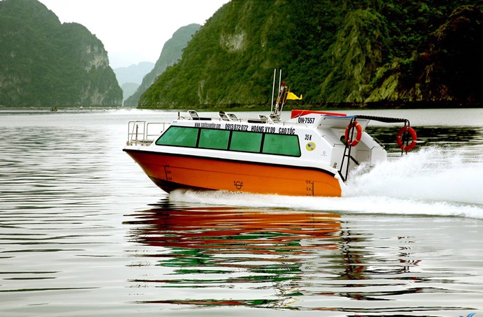tàu cao tốc ra Cô Tô - Tàu Hoàng Vy