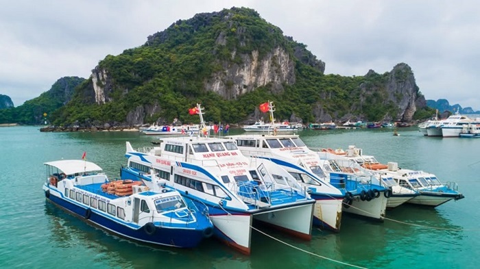 tàu cao tốc ra Cô Tô - Tàu Mạnh Quang
