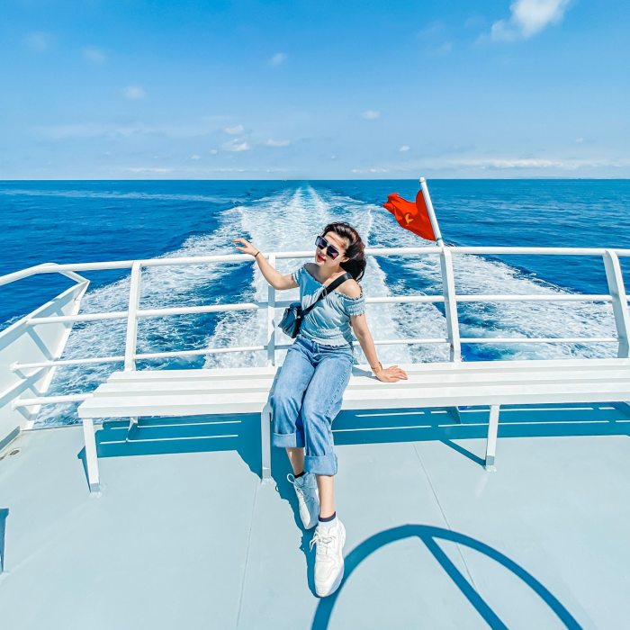 tàu cao tốc ra Cô Tô - phương tiện