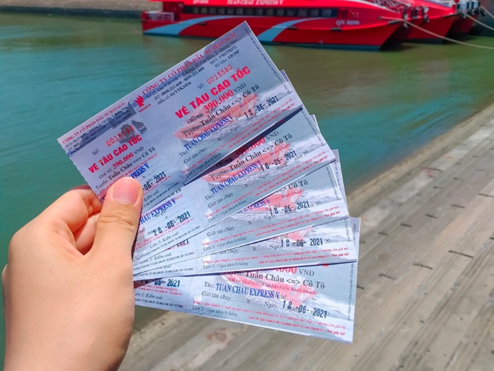 tàu cao tốc ra Cô Tô - giá vé