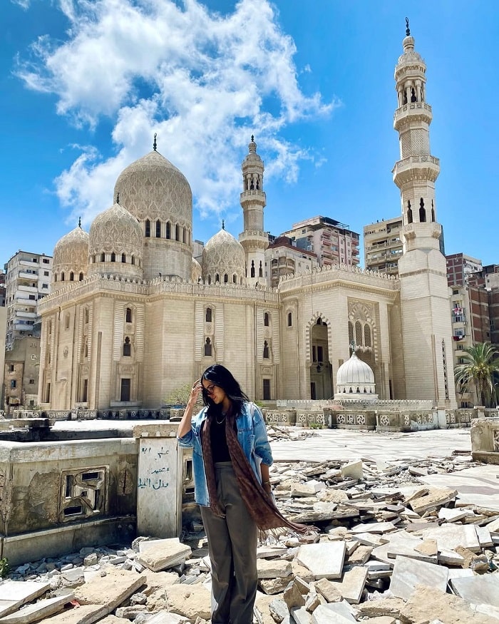 Check in thánh đường Abu Al Abbas El Mursi Ai Cập