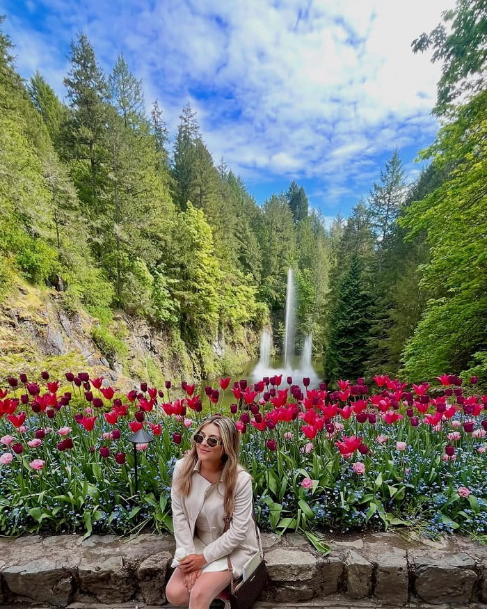 Khám phá vườn hoa Butchart Canada