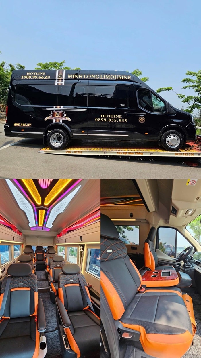 xe limousine Hà Nội đi Ninh Bình - Minh Long Limousine