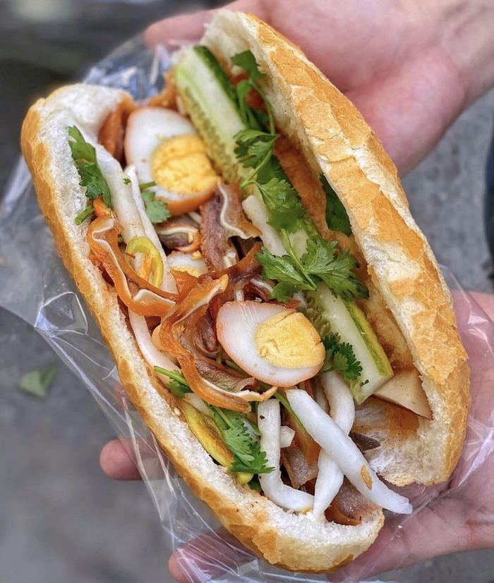 ẩm thực chợ Xóm Củi bánh mì phá lấu ẩm thực chợ Xóm Củi bánh mì phá lấu