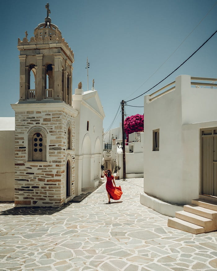 Vẻ đẹp làng Lefkes Hy Lạp 