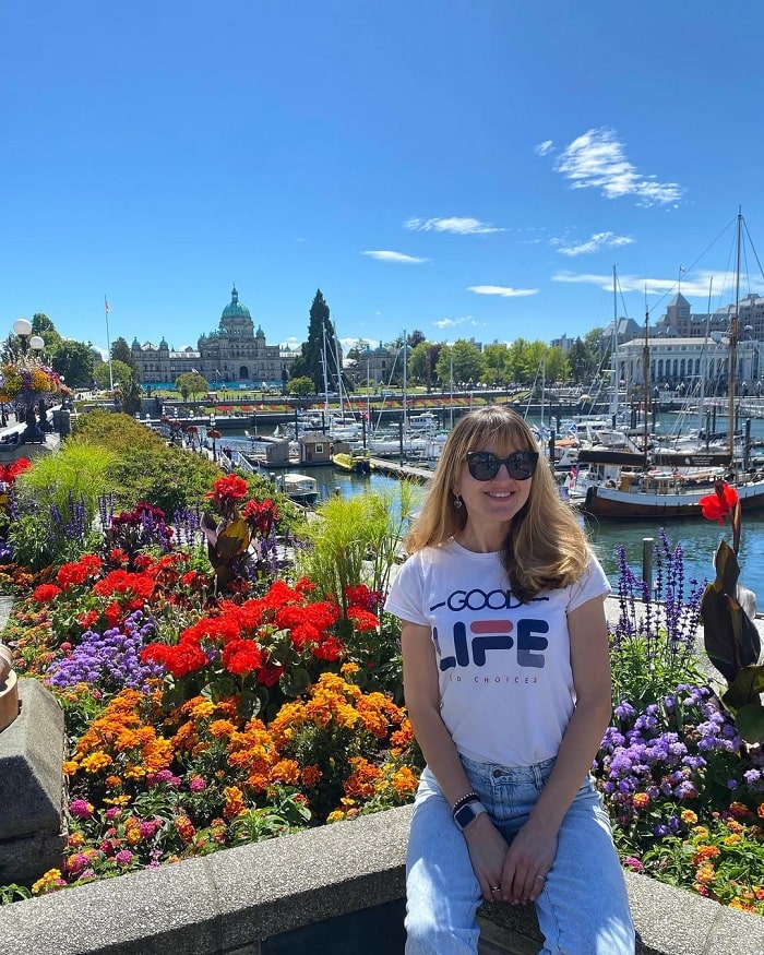 Check in cảng Inner Harbour Canada