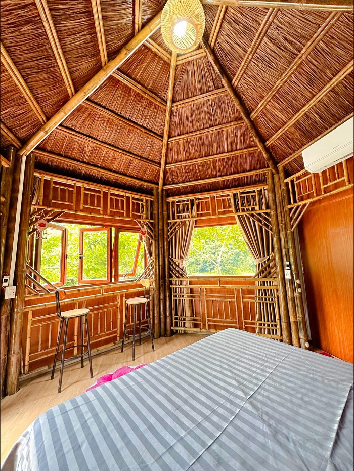 Cát Lý Camping Hà Giang có phòng nghỉ tiện nghi