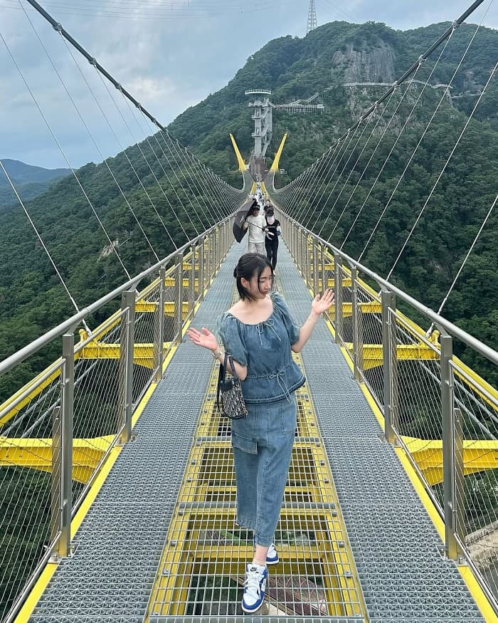 Check in cầu treo Sogeumsan Hàn Quốc