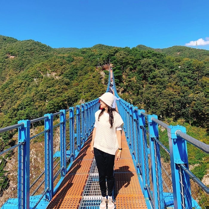 Check in cầu treo Sogeumsan Hàn Quốc