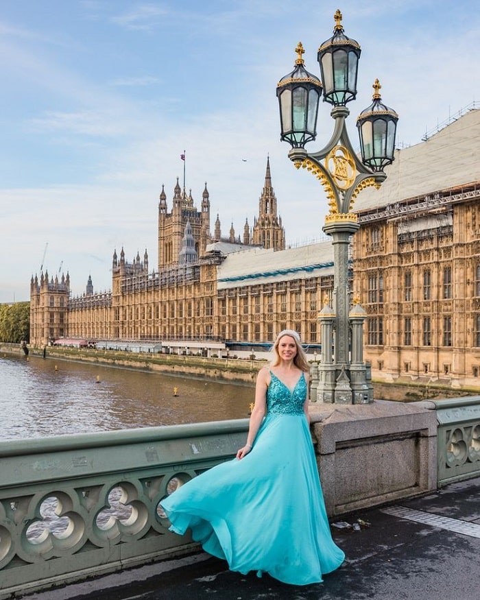 Check in cung điện Westminster Anh
