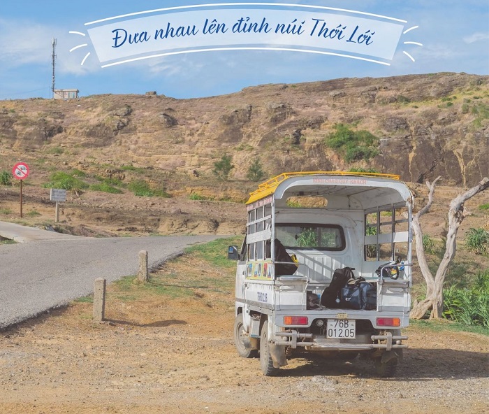 Di chuyển đến miệng núi lửa Thới Lới