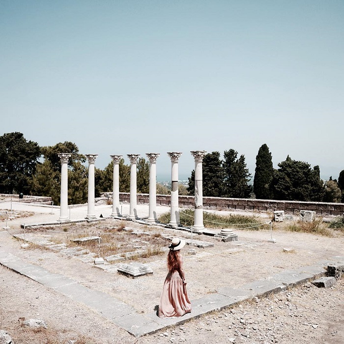 Check in ngôi đền Asklepion Thổ Nhĩ Kỳ