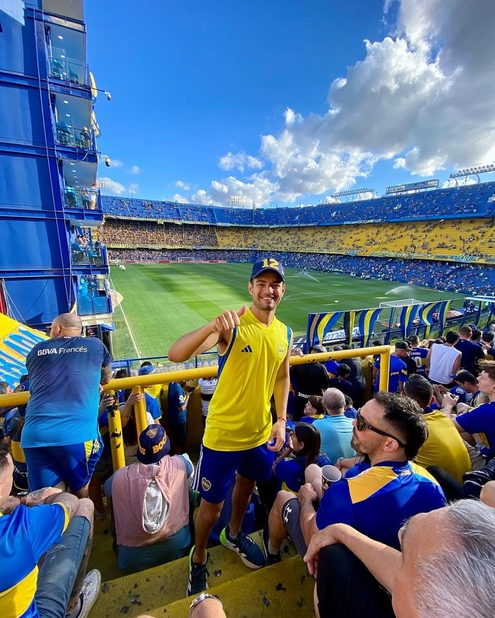 Check in sân vận động La Bombonera Argentina