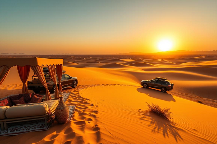 Tham quan sa mạc Dubai - ngắm hoàng hôn